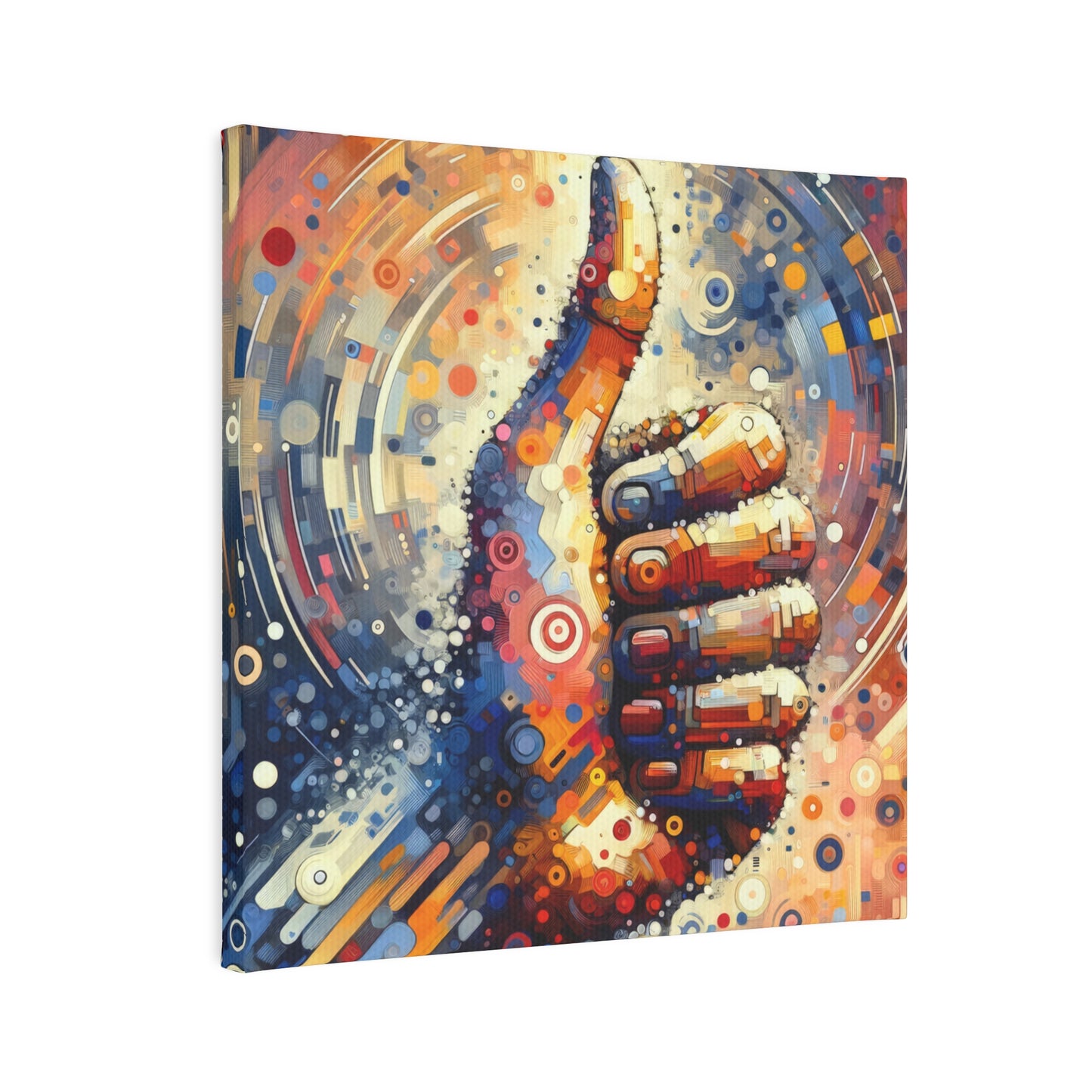 Digital Gratitude Nod Canvas Photo Tile