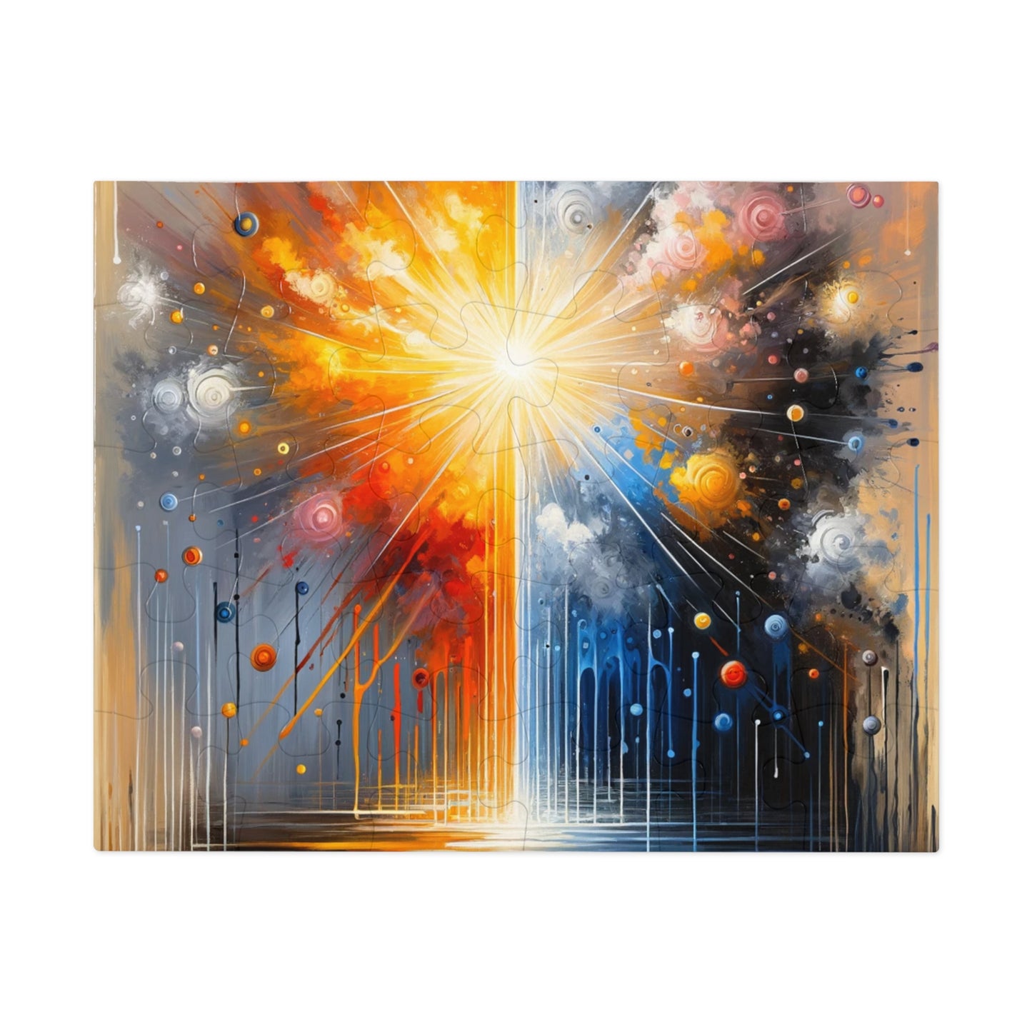 Luminous Abstract Tachism Jigsaw Puzzle (30, 110, 252, 500,1000-Piece)