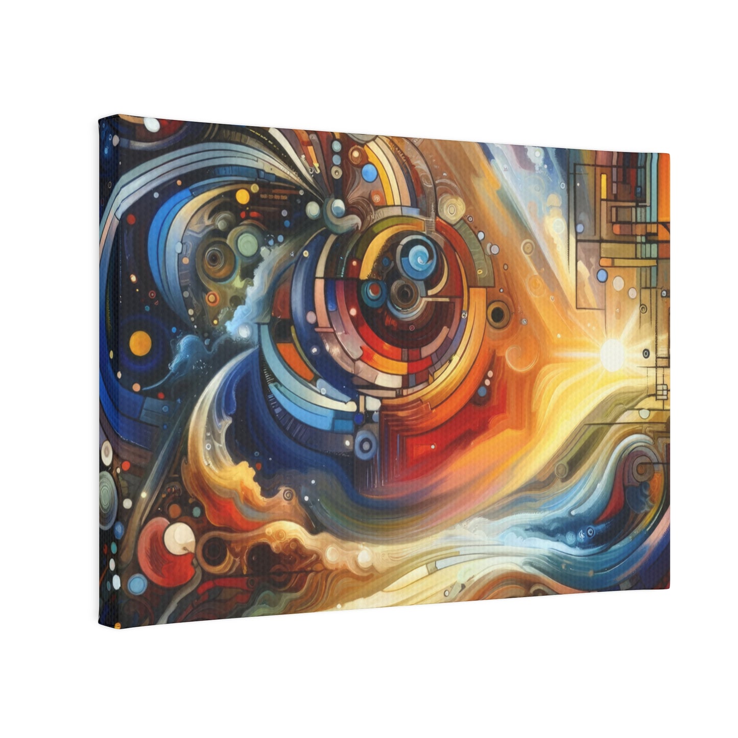 Ritualistic Growth Symphony Canvas Photo Tile