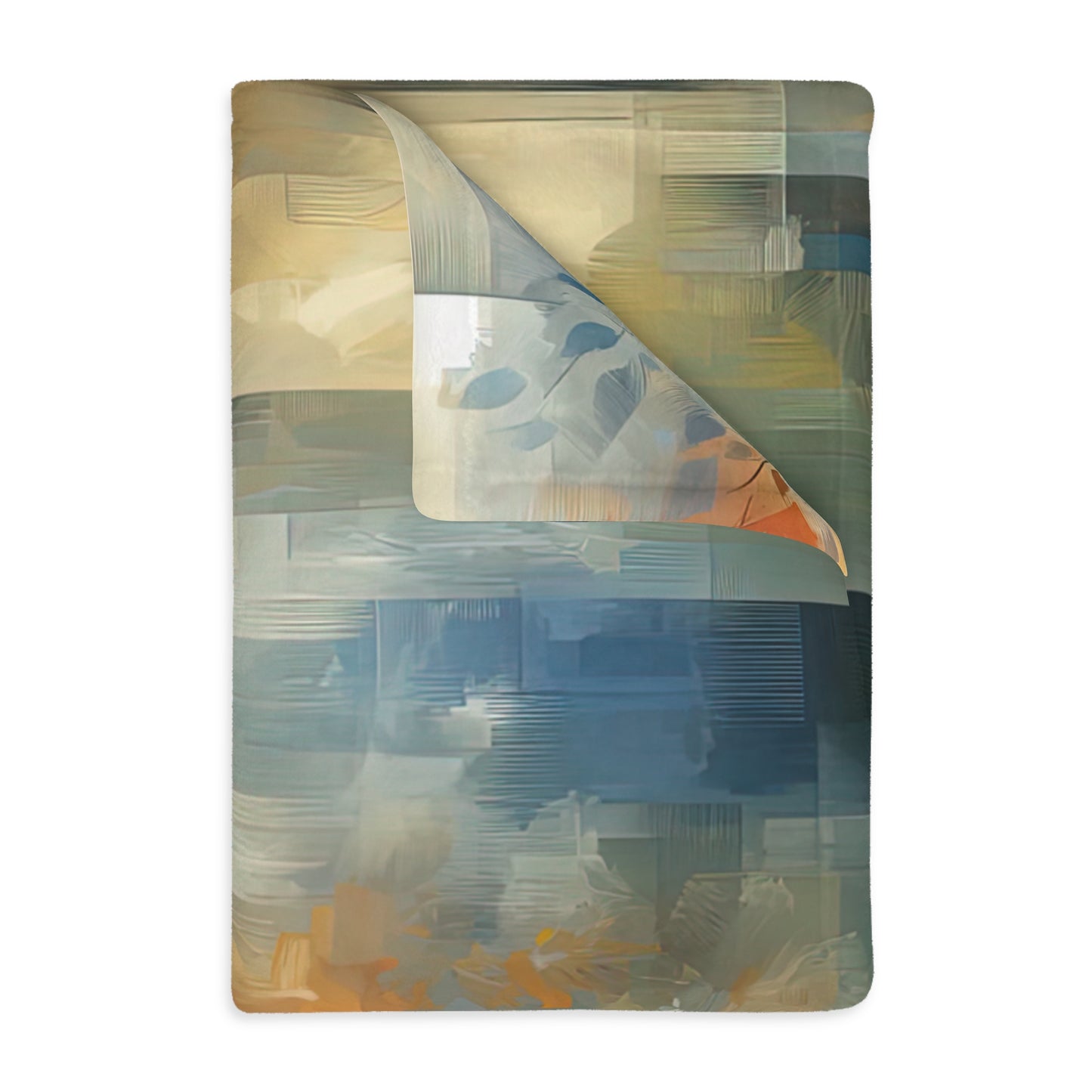 Contemplative Leaves Whispers Velveteen Microfiber Blanket (Two-sided print)