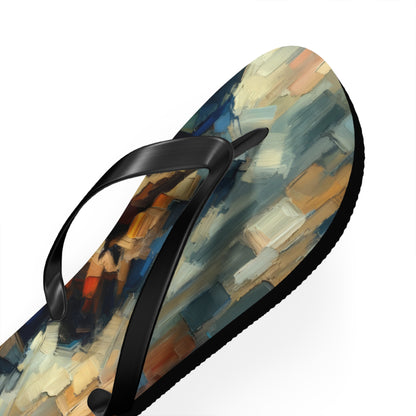 Urban Tachism Encounter Flip Flops