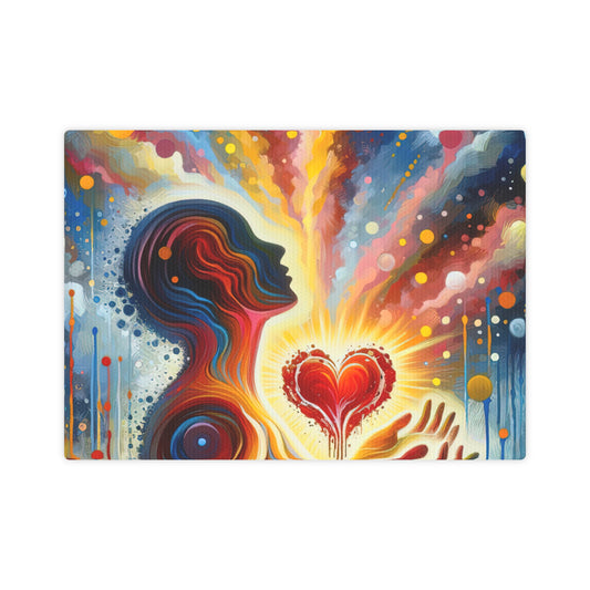 Unified Awakening Heart Canvas Photo Tile