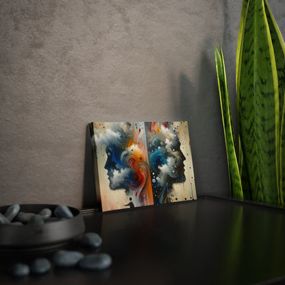 Connected Isolation Paradox Canvas Photo Tile