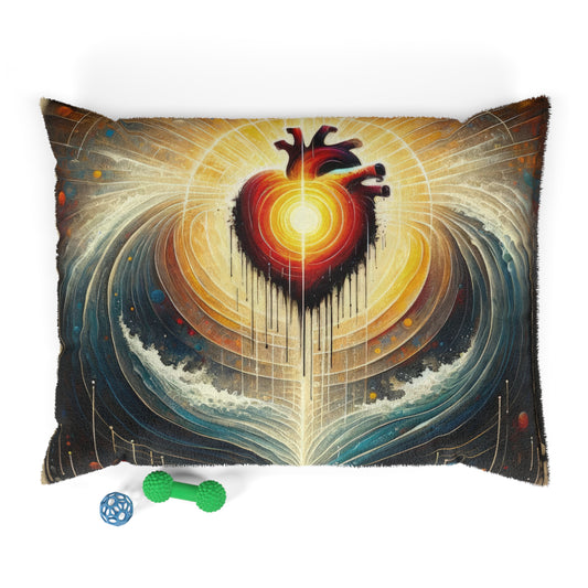 Awakened Heart Waves Pet Bed