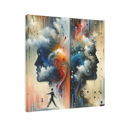Connected Isolation Paradox Canvas Photo Tile