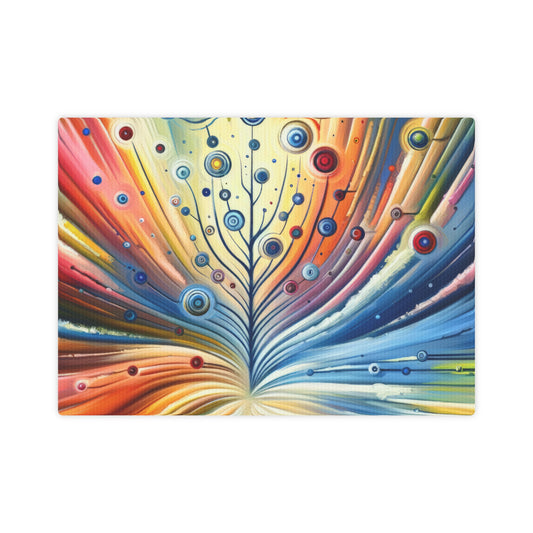 Sustainable Ripple Abstract Canvas Photo Tile