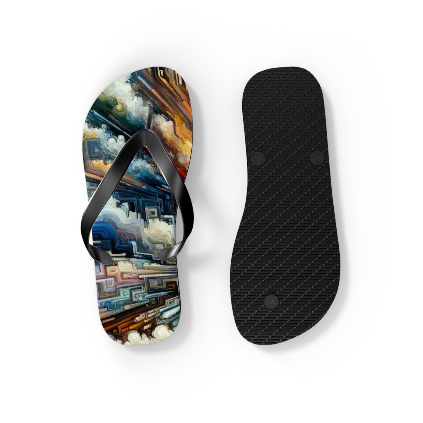 Transformative Tapestry Ascent Flip Flops