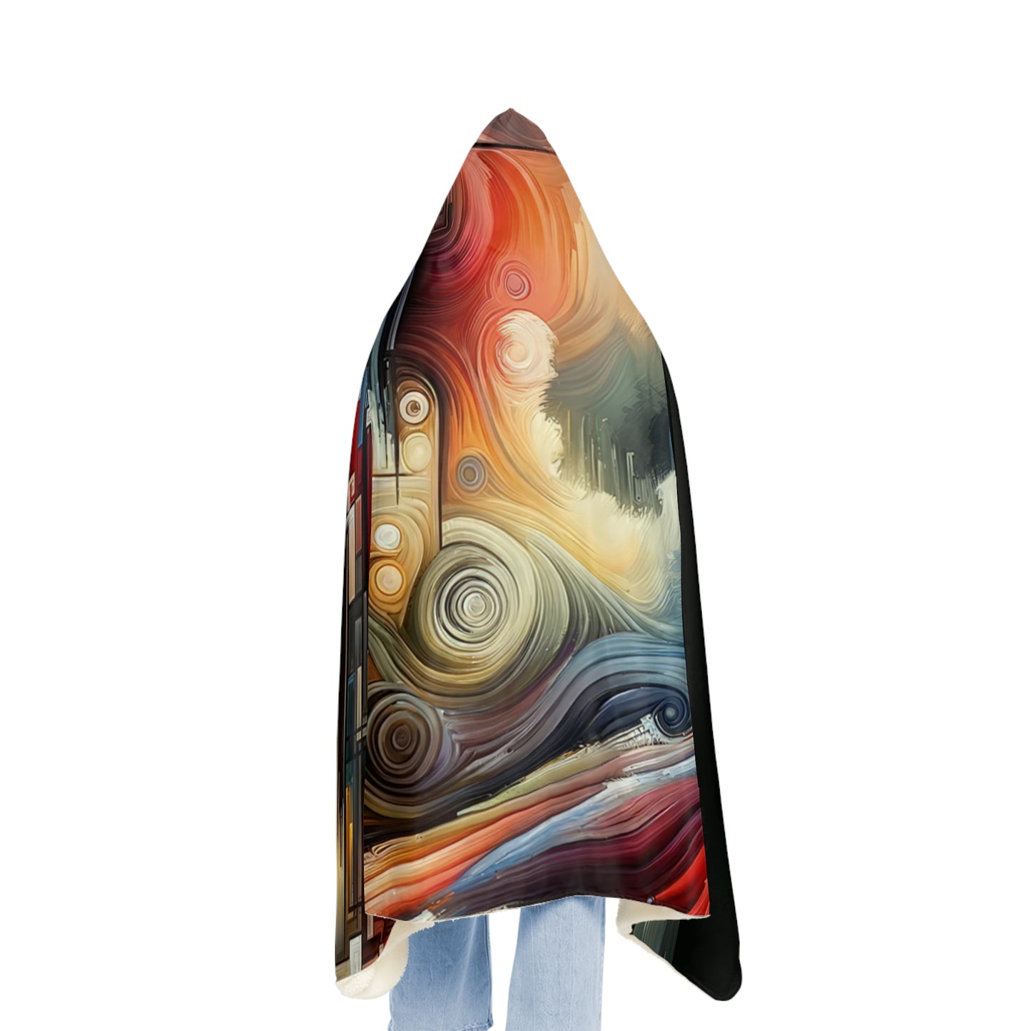 Tuning Essence Abstract Snuggle Blanket