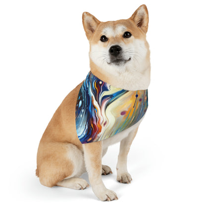 Journey Embrace Tachism Pet Bandana Collar