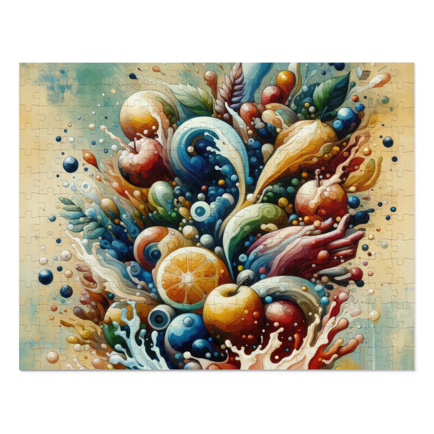 Nourishing Tachism Symphony Jigsaw Puzzle (30, 110, 252, 500,1000-Piece)