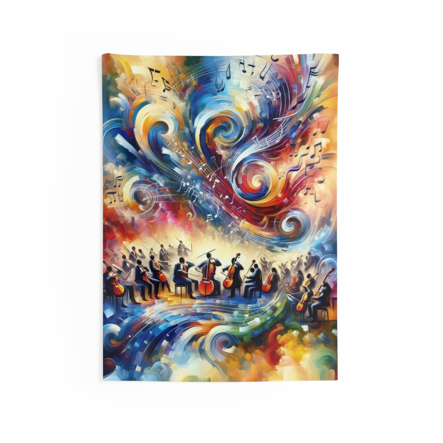 Vibrant Maestro Symphony Indoor Wall Tapestries