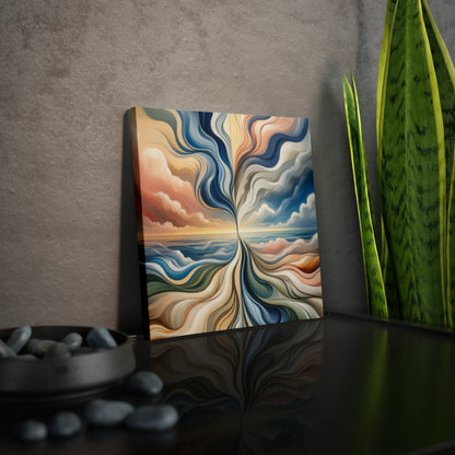 Tachism Confluence Harmony Canvas Photo Tile