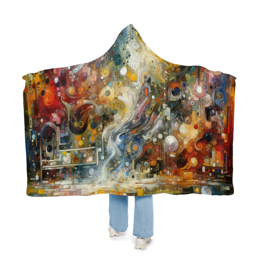 Perception Mosaic Abstract Snuggle Blanket