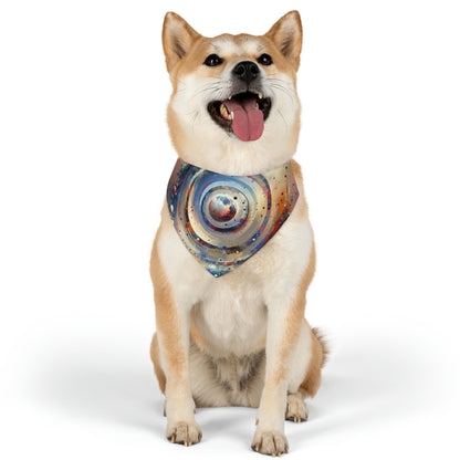 Conscious Rings Tachism Pet Bandana Collar