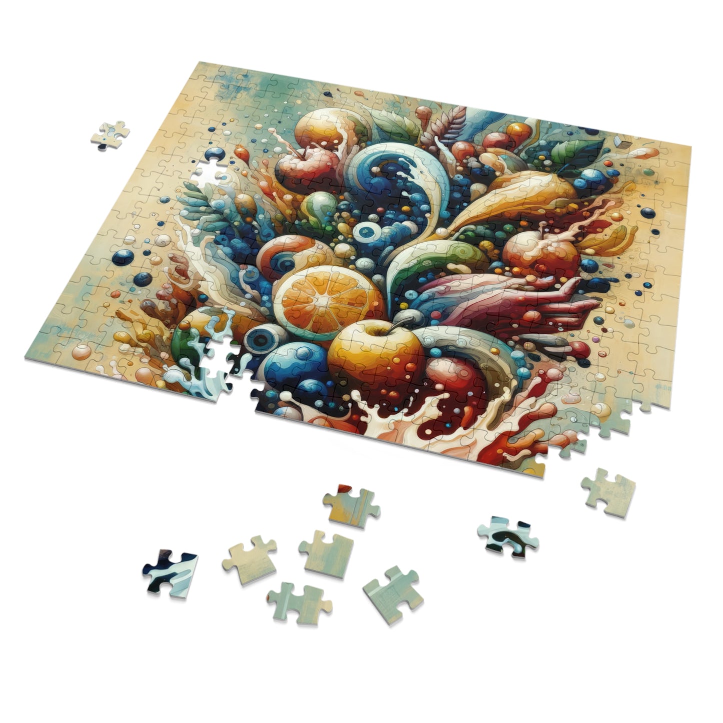 Nourishing Tachism Symphony Jigsaw Puzzle (30, 110, 252, 500,1000-Piece)