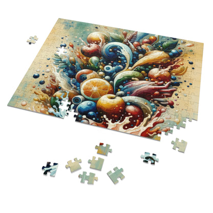 Nourishing Tachism Symphony Jigsaw Puzzle (30, 110, 252, 500,1000-Piece)