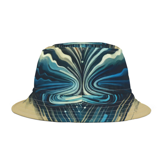 Ripple Effect Abstract Bucket Hat (AOP)