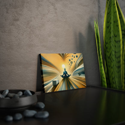 Meditative Commute Flow Canvas Photo Tile
