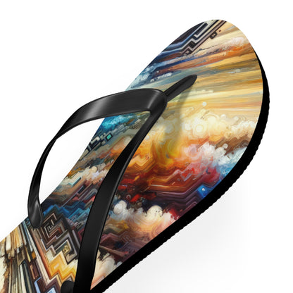 Transformative Tapestry Ascent Flip Flops