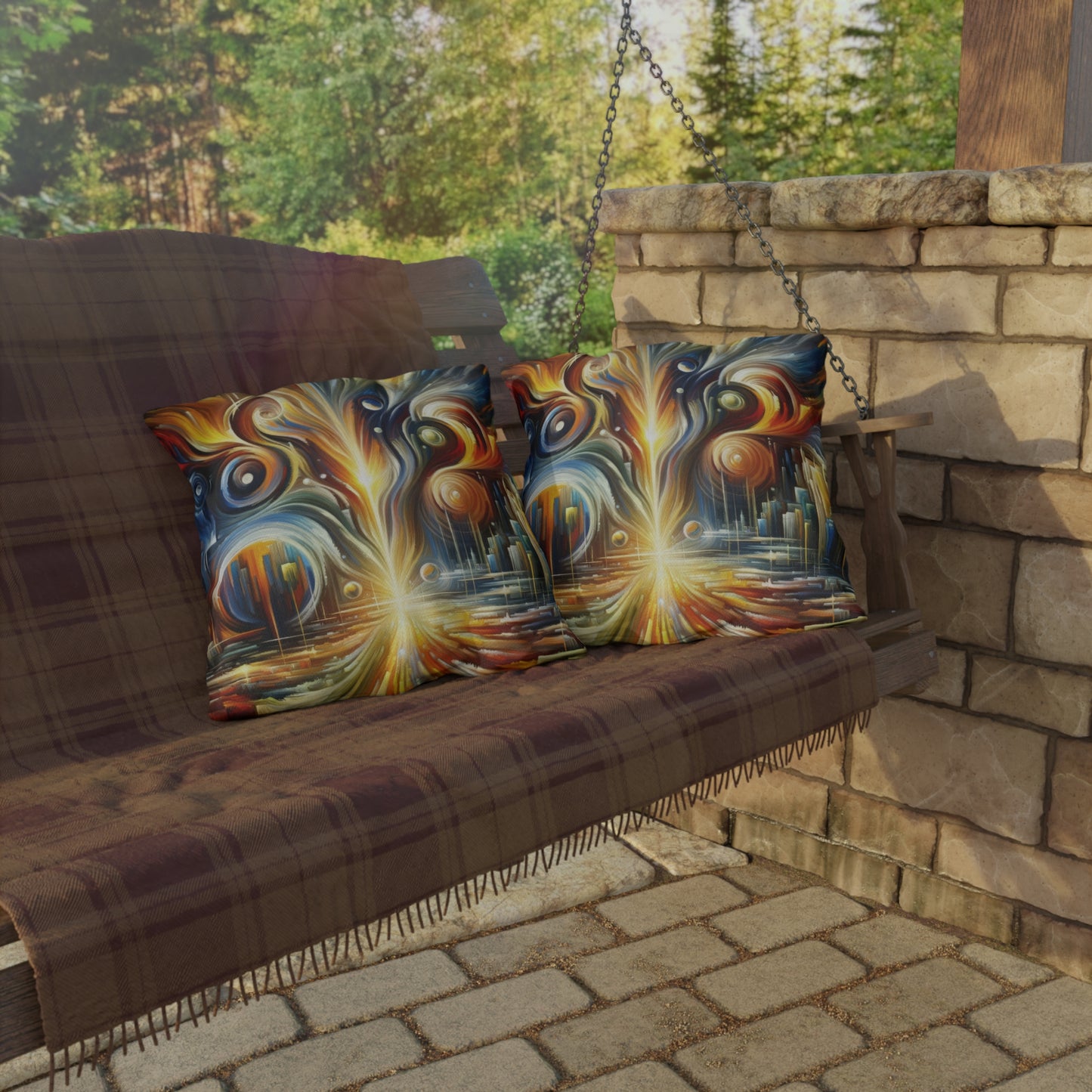 Sovereign Integral Transformation Outdoor Pillows