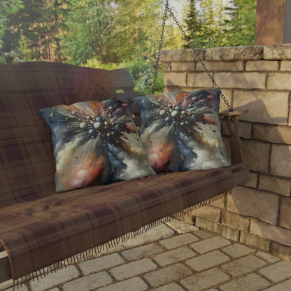 Impactful Deeds Ripple Outdoor Pillows