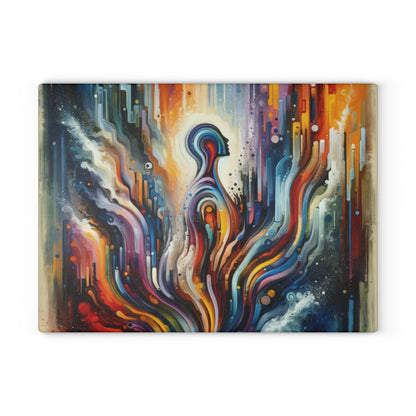 Threshold Collective Consciousness Glass Cutting Board