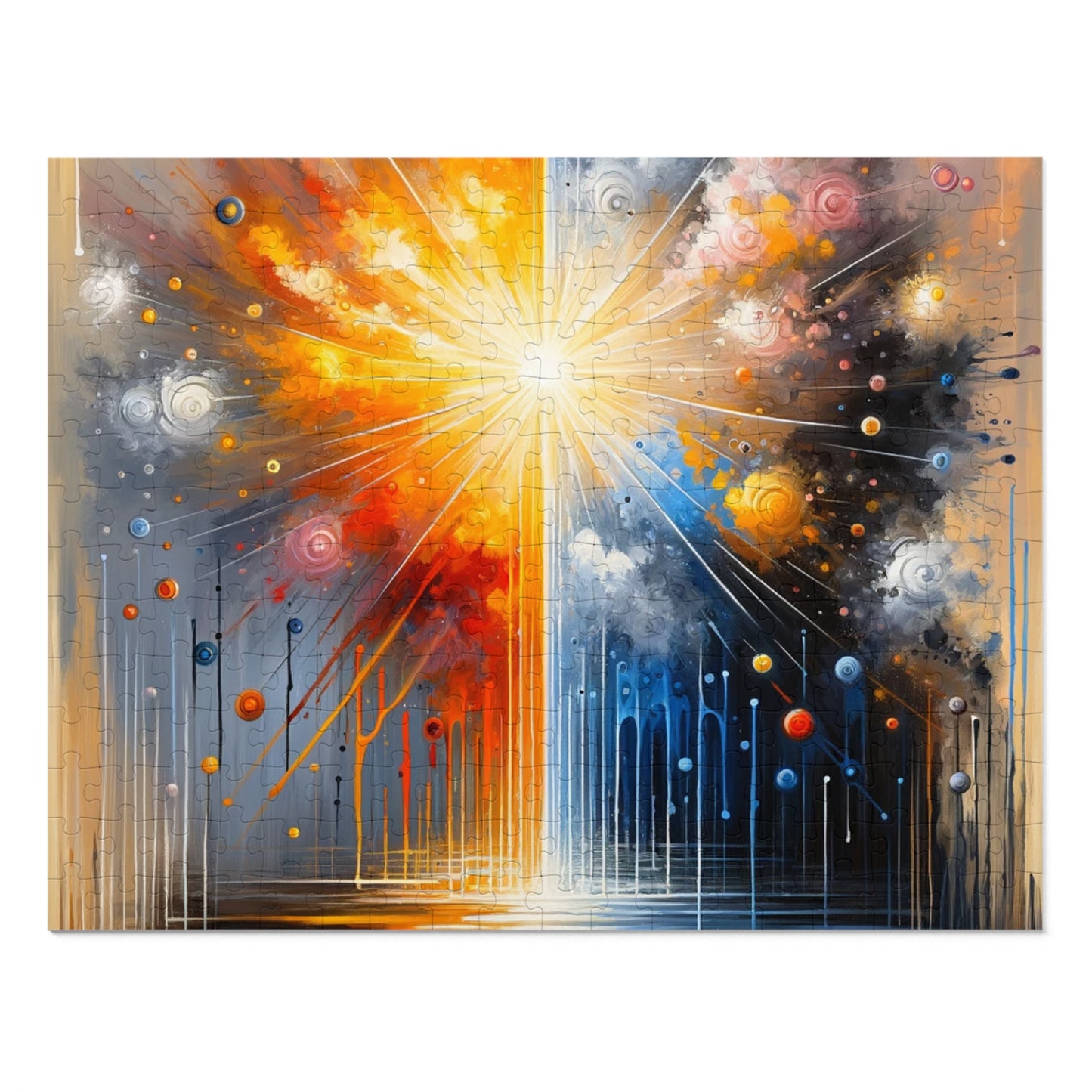 Luminous Abstract Tachism Jigsaw Puzzle (30, 110, 252, 500,1000-Piece)