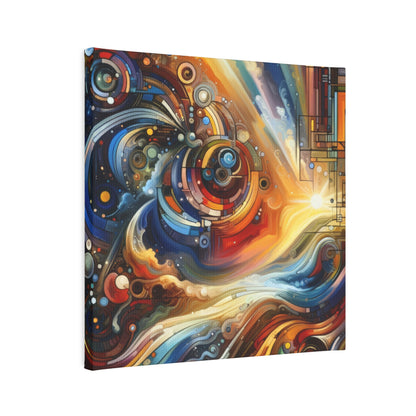 Ritualistic Growth Symphony Canvas Photo Tile