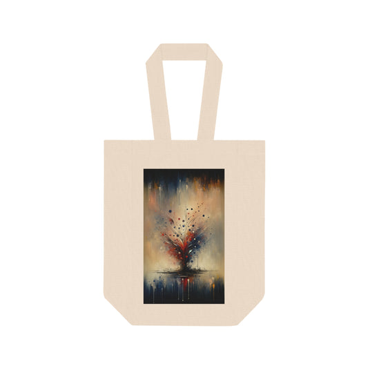 Whispering Thoughts Emergence Double Wine Tote Bag