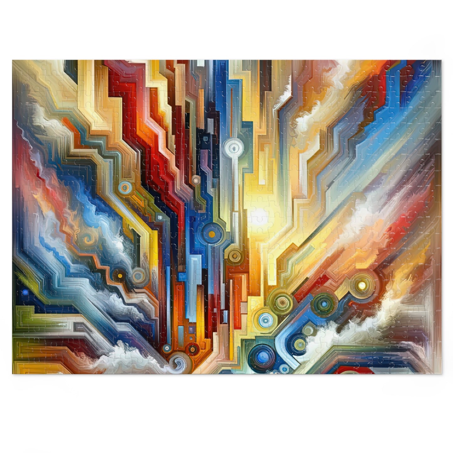 Unity Abstract Vibrancy Jigsaw Puzzle (30, 110, 252, 500,1000-Piece)
