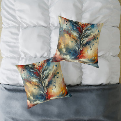 Abstract Forgiveness Offering Spun Polyester Pillow