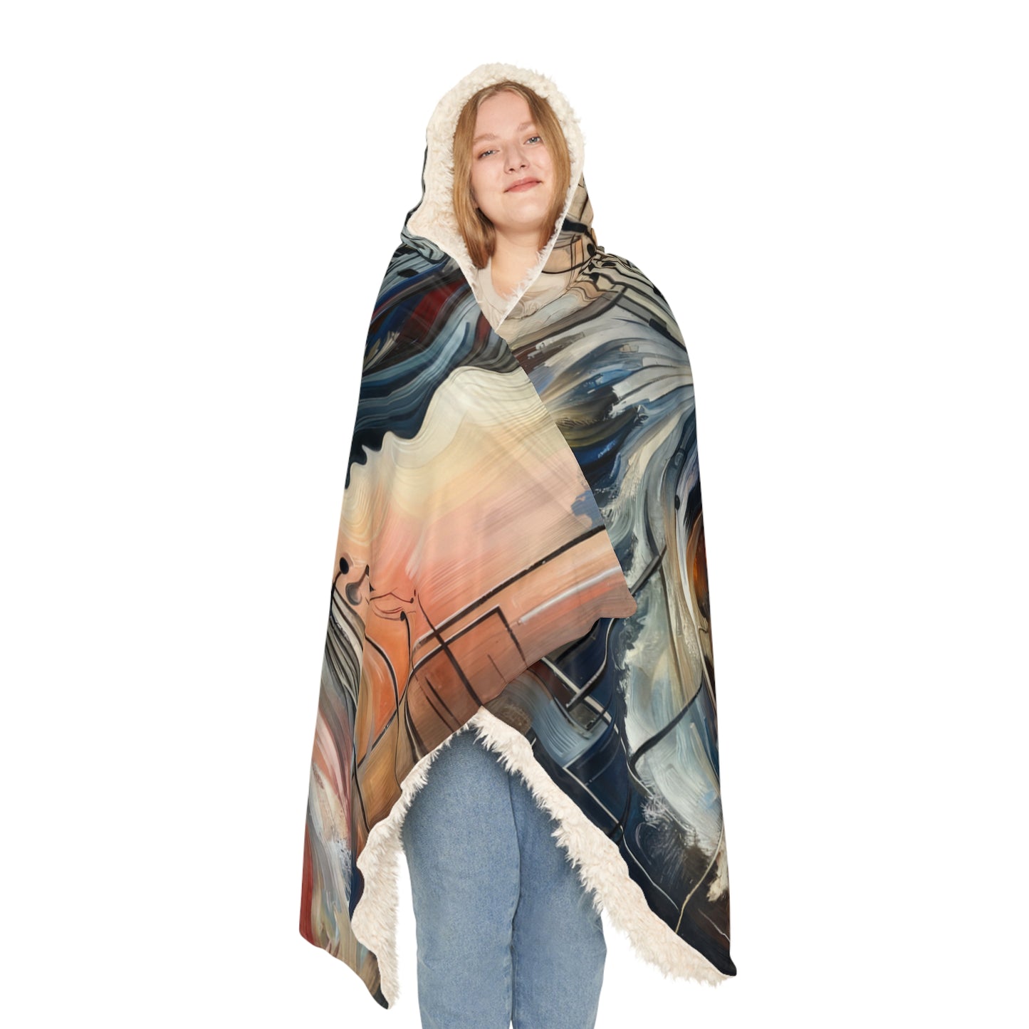 Symphonic Empathic Swirls Snuggle Blanket