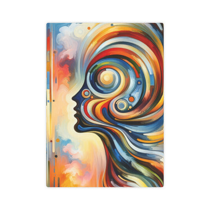 Transformative Harmonic Tachism Canvas Photo Tile