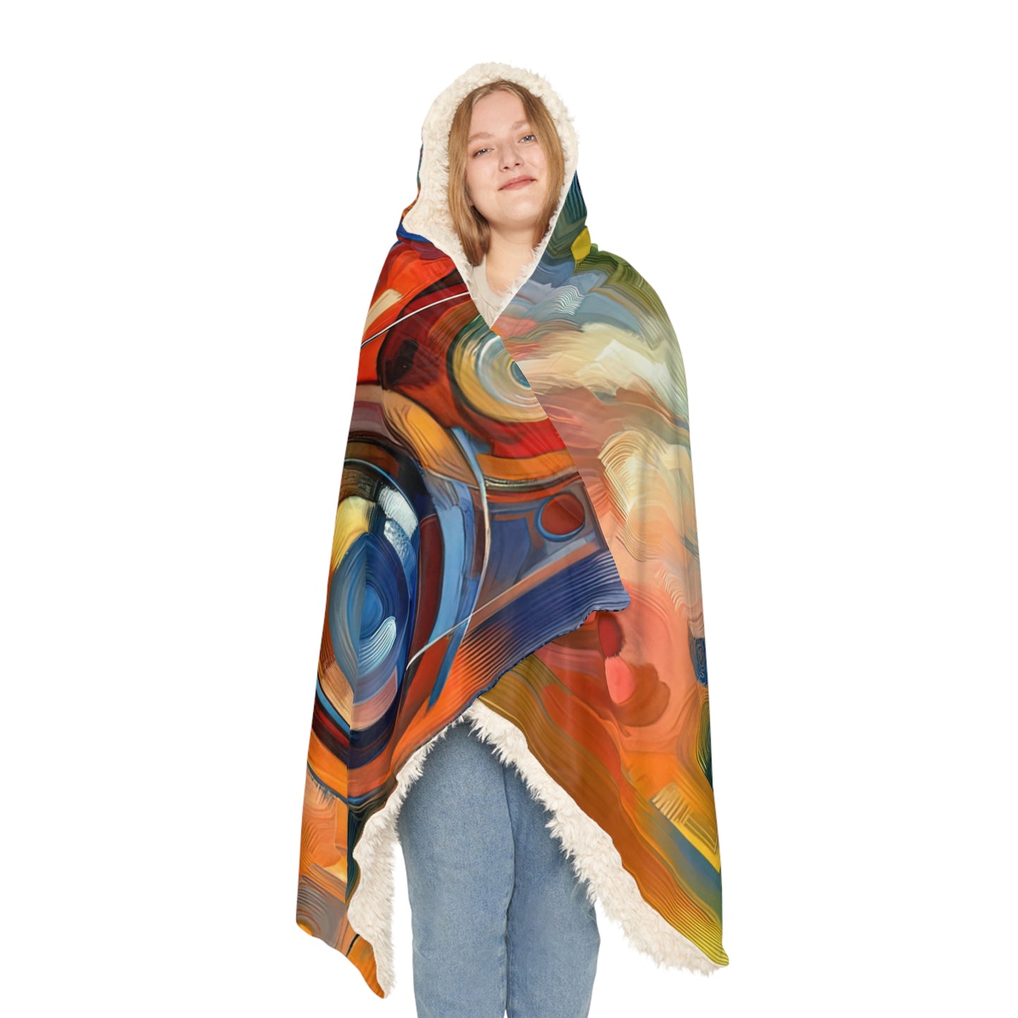 Emotional Perception Abstract Snuggle Blanket