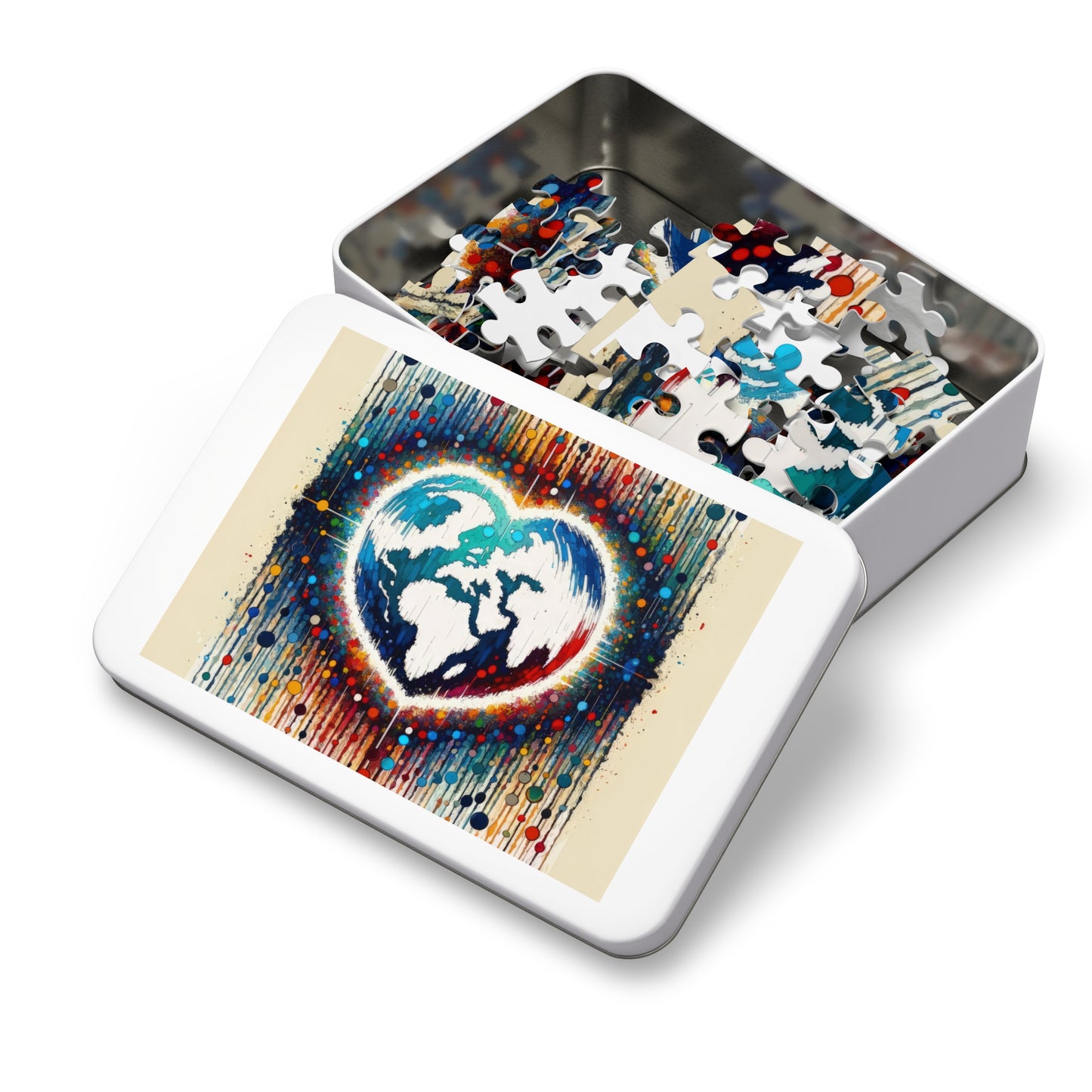 Heartbeats Synchronizing Peace Jigsaw Puzzle (30, 110, 252, 500,1000-Piece)