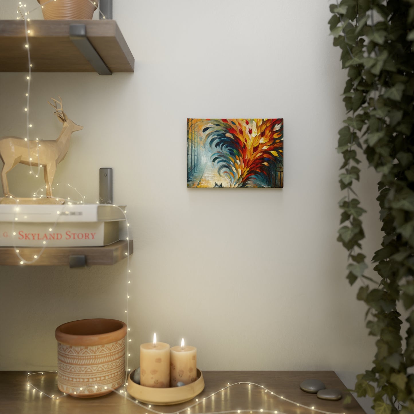 Autumn Whirlwind Escape Canvas Photo Tile