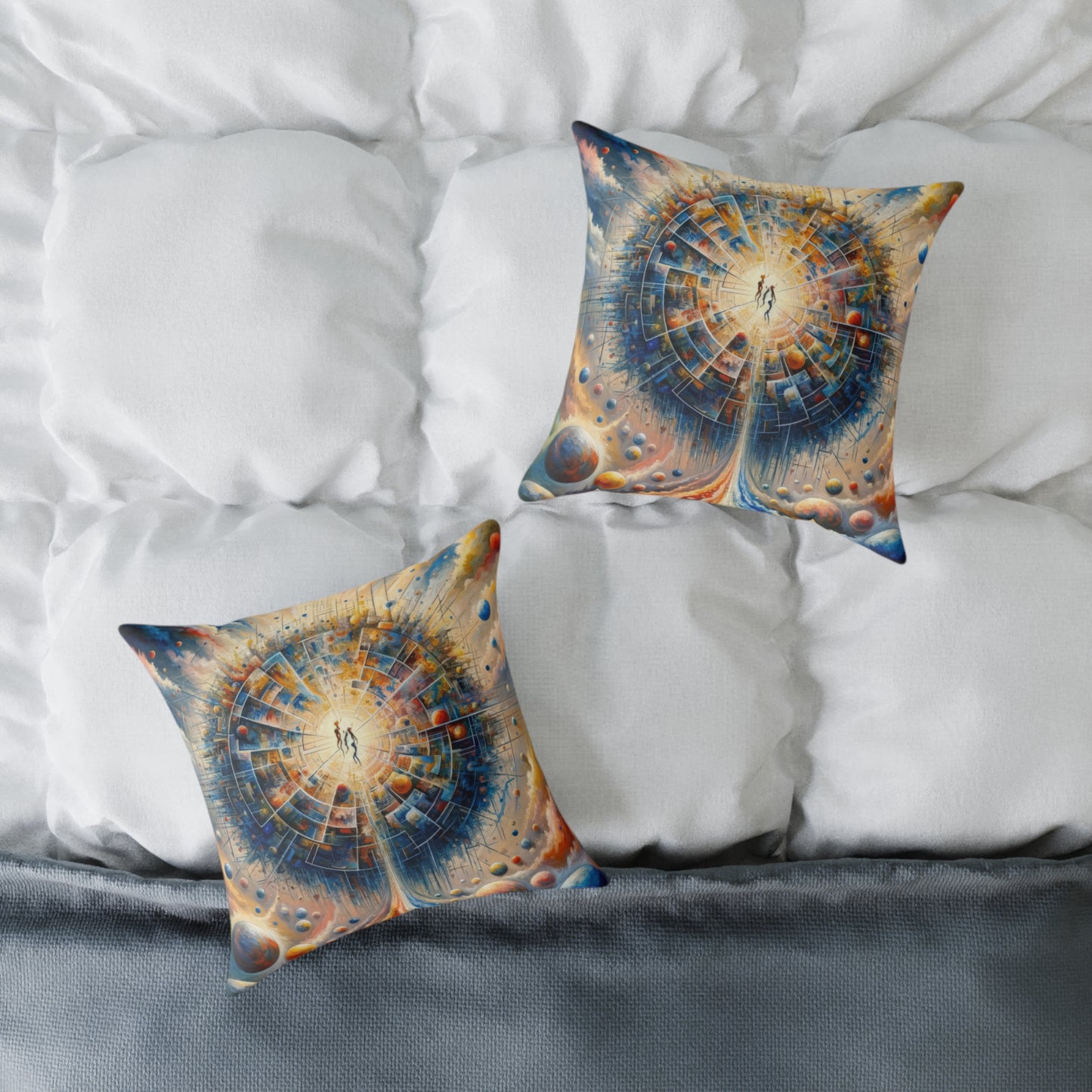 Cosmic Connection Antidote Spun Polyester Pillow