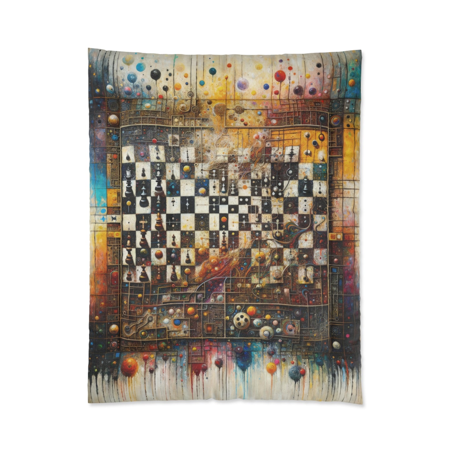 Cosmic Chess Integration Comforter