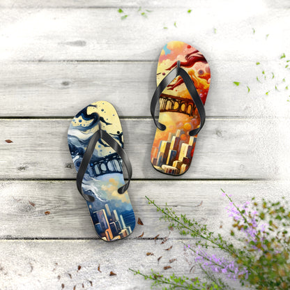 Faithful Diving Bridges Flip Flops