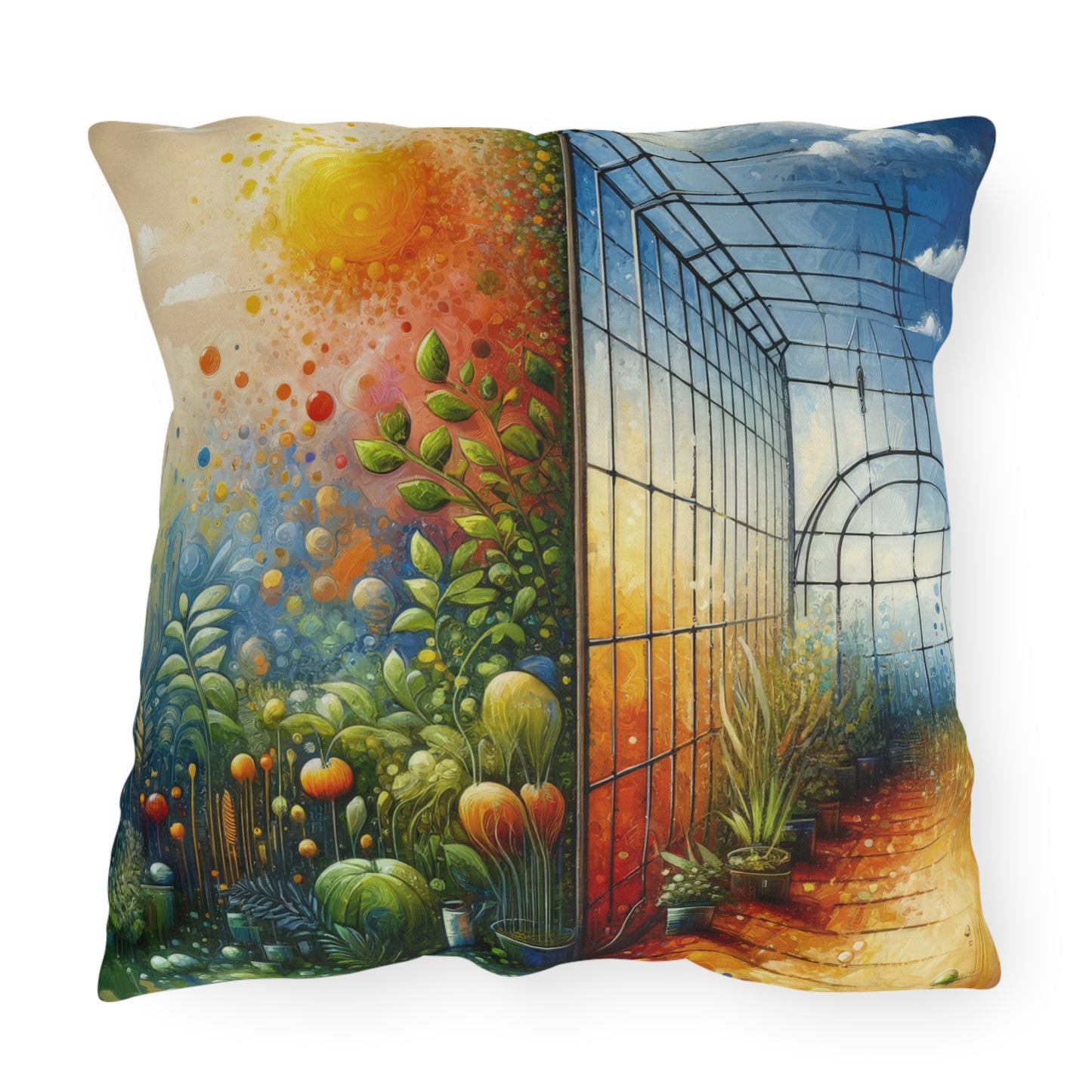Greenhouse Digital Genesis Outdoor Pillows