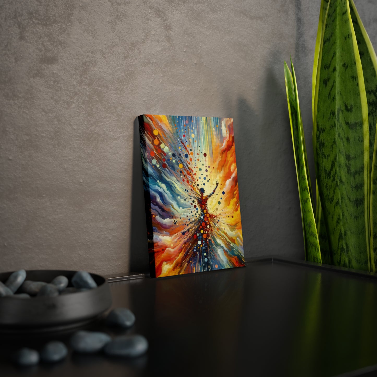 Vibrant Growth Symphony Canvas Photo Tile