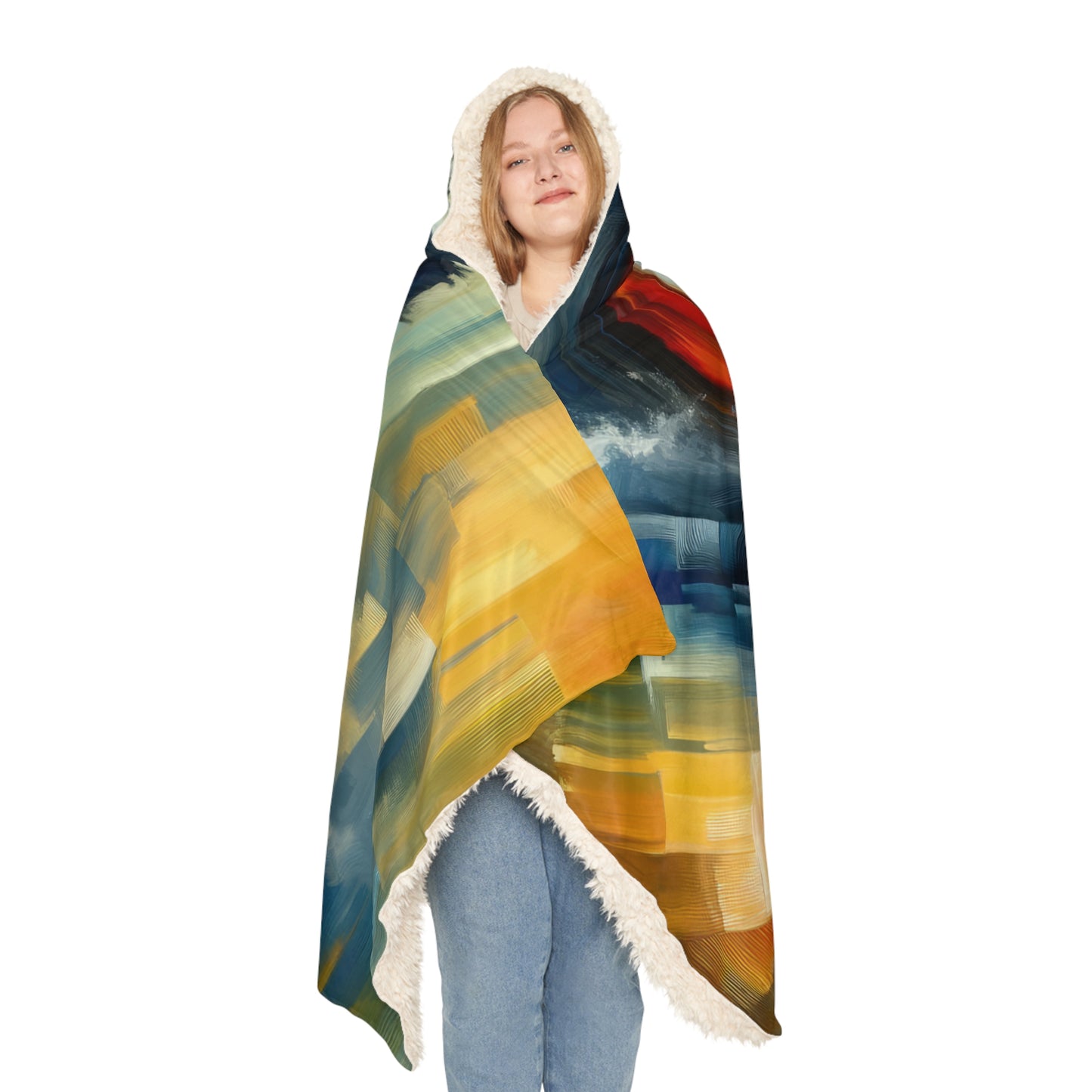 Persistence Force Abstract Snuggle Blanket