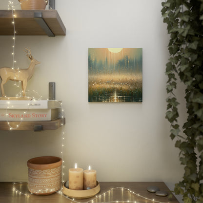 Observant Delicacy Heart Canvas Photo Tile