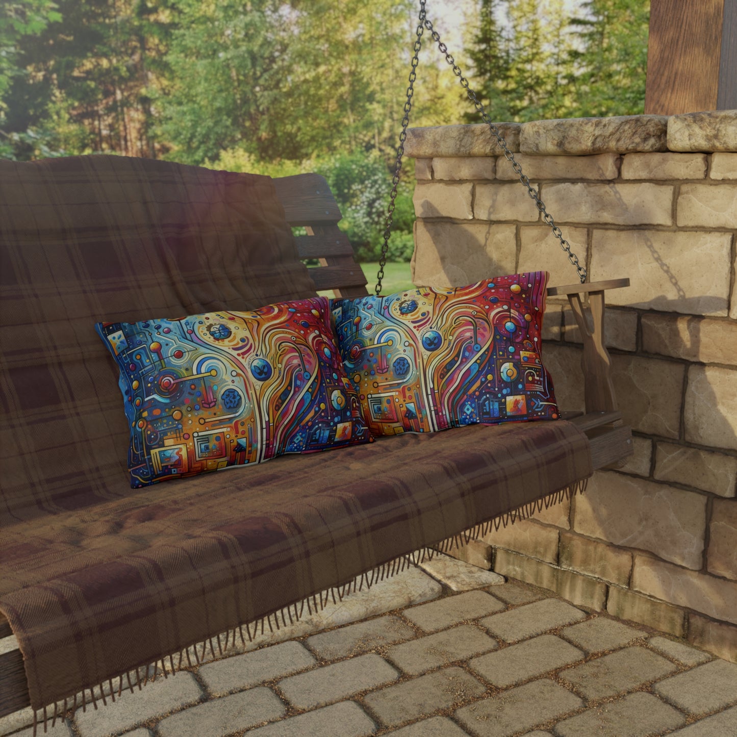 Supportive Divided Empathy Outdoor Pillows