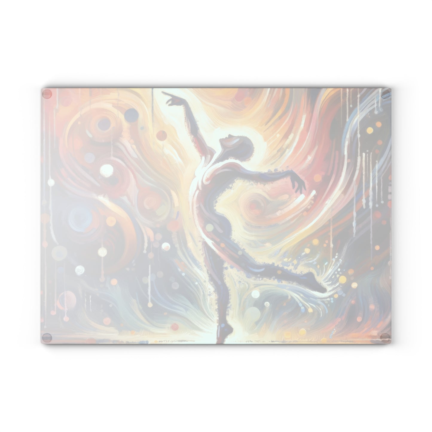 Wholehearted Divine Dance Glass Cutting Board