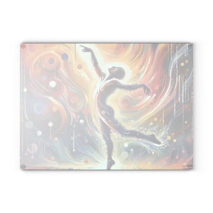 Wholehearted Divine Dance Glass Cutting Board