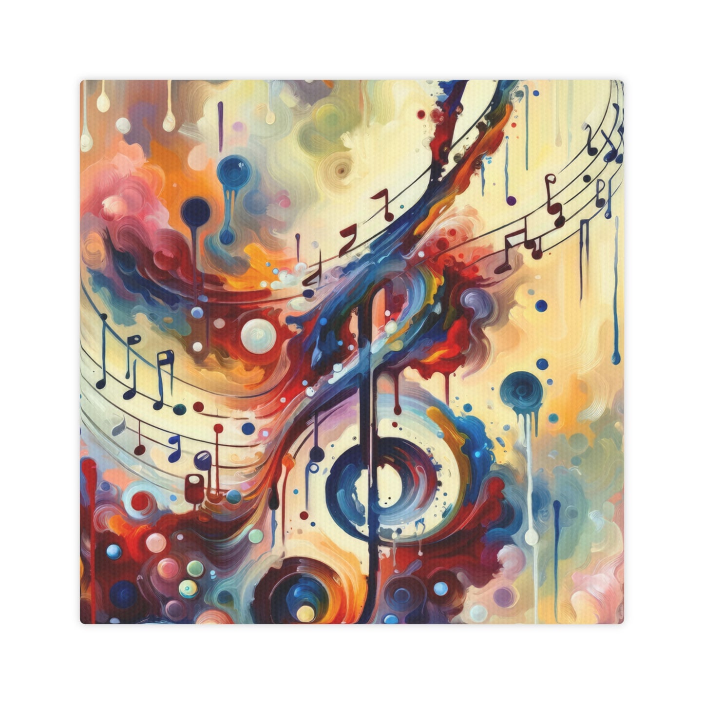 Harmonizing Melody Life Canvas Photo Tile