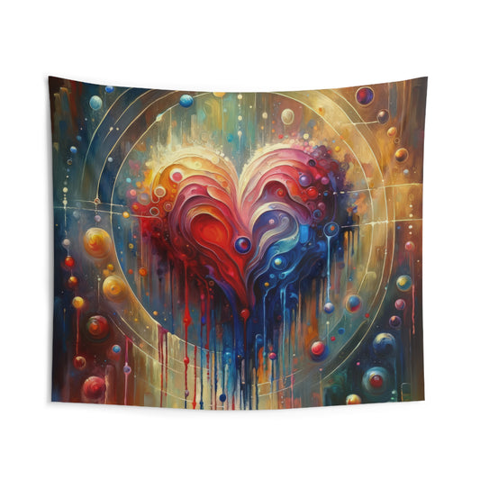 Unified Heart Reflections Indoor Wall Tapestries