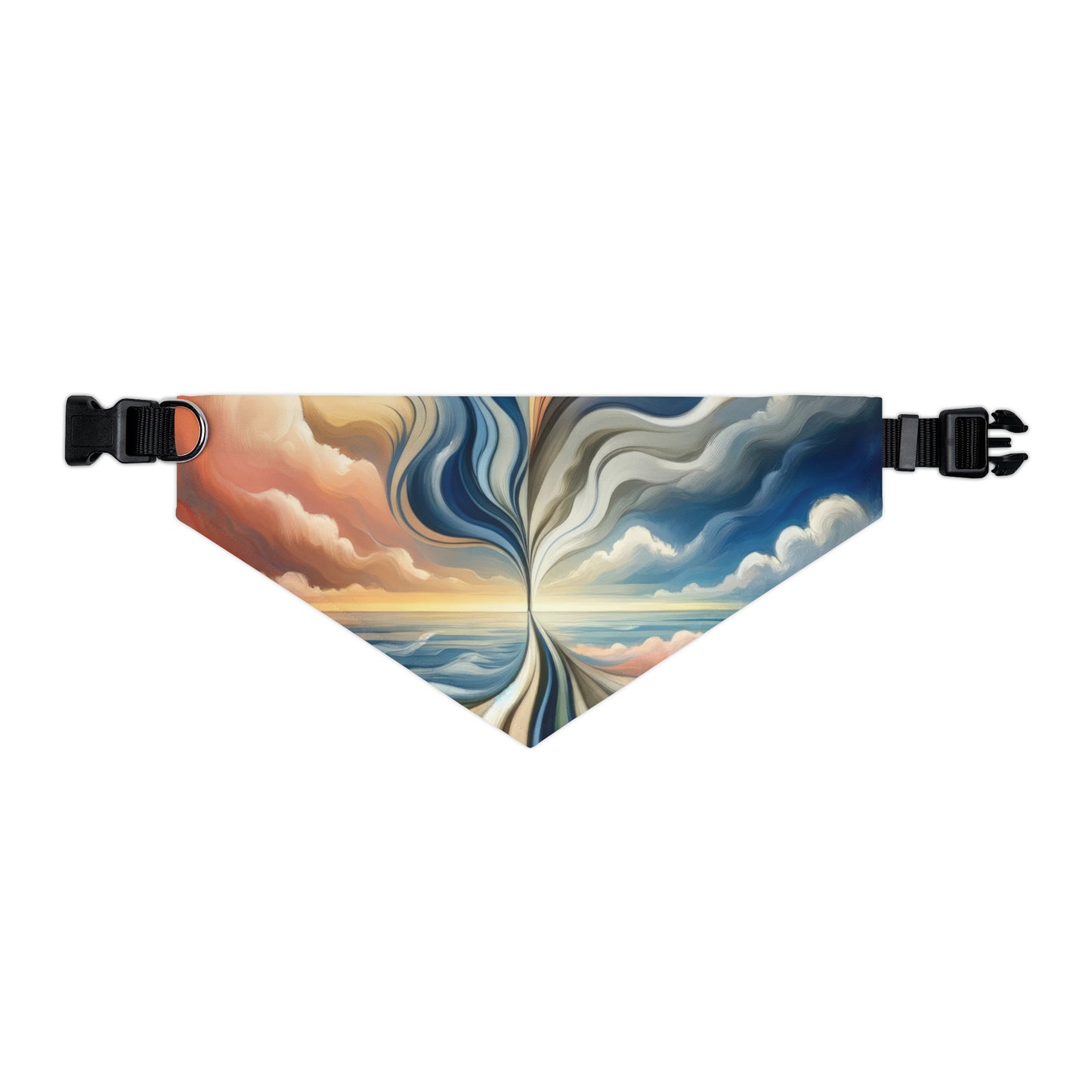 Tachism Confluence Harmony Pet Bandana Collar