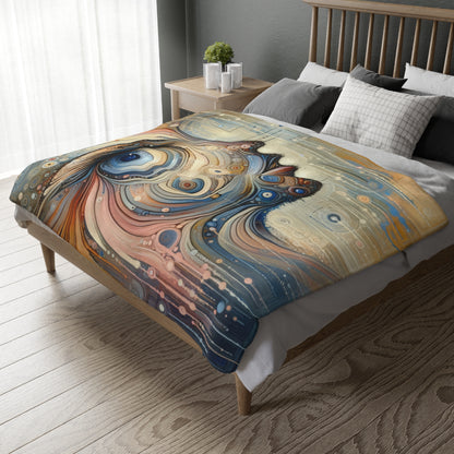 Keen Nimble Embrace Velveteen Microfiber Blanket (Two-sided print)